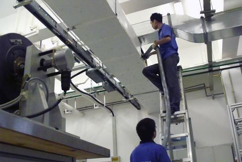 無(wú)塵車間施工中